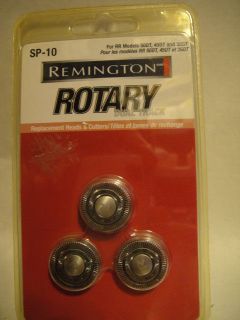 REMINGTON ROTARY DUAL TRACK REPLACEMENT HEADS & CUTTER. SP 10. BRAND 