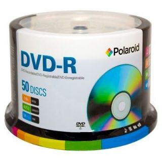 DVD R4.7gb 16X(120m) Polaroid  R Blank Discs in Spindle in a 400 Lot 