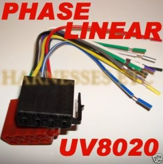 PHASE LINEAR UV8020 DVD Screen Wire Harness Plug NEW