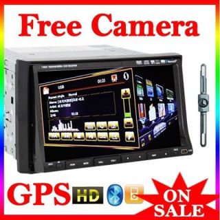 EP 7 In Dash Car  DVD Player GPS Navigation Din+CAM