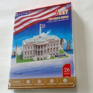 Big Size Worlds Great Architecture Jigsaw 3D Puzzle The White House