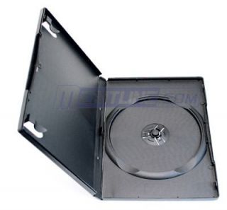 200 Pack Black 14mm Standard Single CD DVD Storage Case