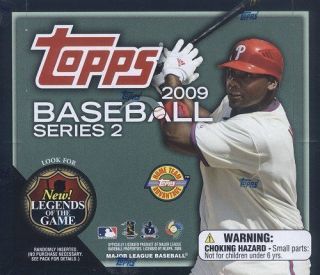 2009 Topps Series 2 Baseball Hobby HTA Jumbo Box
