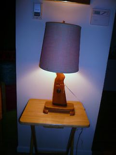 SOUVENIR LAMP MADE FROM WWII GERMAN MAUSER RIFLE WITH SHADE