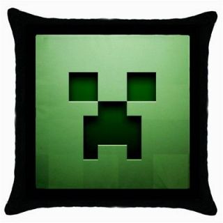 Minecraft Monster Creeper 3D Rave Throw Pillow Case New