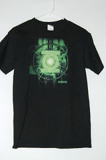 Green Lantern Ring with Barcode T Shirt Lantern Corps DC Comics 