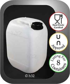  LITRE NEW PLASTIC WATER DRUM CONTAINER JERRY CAN JAR BOTTLE 2 GALLON
