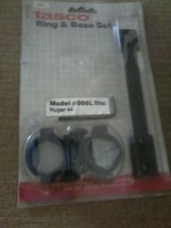 NIP Tasco Ring and Base Set for Ruger 44 Model # 866L