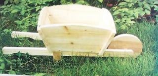 wooden wheelbarrow in Home & Garden