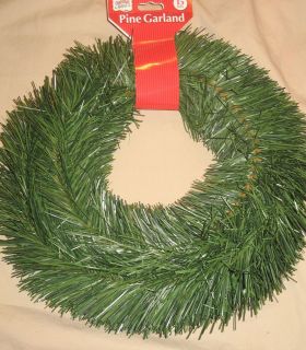 NEW 15 Ft Deep Green Pine Roping In/Outdoor Holiday Christmas Garland 