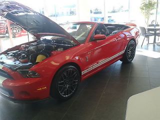 Ford  Mustang shelby gt500 2013 Shelby GT500 Convertible new never 