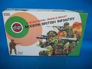 Airfix 1/32nd mint box set Modern British Infantry X29 dated 1976