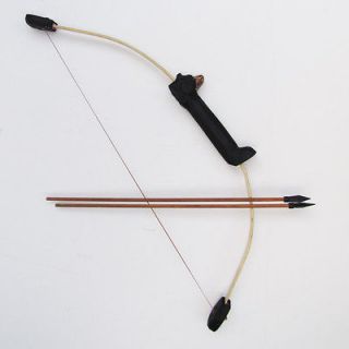   head BOW AND ARROW set 2 PACK ARROWS wood youth archery hunting toy