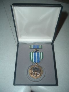 GENUINE US MILITARY ARMY ACHIEVEMENT MEDAL RIBBON AND TIE CLASP IN 