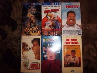   Movies ~ Lot of (6) VHS ~ Nutty Professor (old and new), plus more