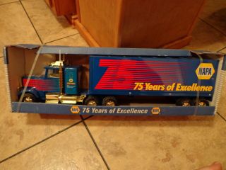     NAPA AUTO PARTS  75 YEARS OF EXCELLENCE  18 WHEELER TRUCK (NEW