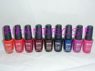   COLOUR NYC IN A MINUTE QUICK DRY NAIL VARNISH POLISH NEW MORE IN SHOP