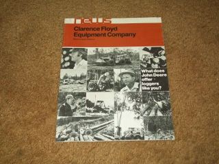 John Deere Forestry Logging Equipment Brochure Clarence Floyd 