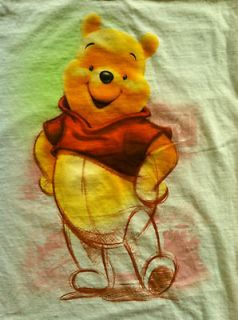 GREAT ARTWORK Winnie the Pooh Womans yellow sleeveless shirt Ladies 