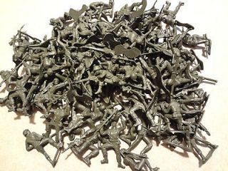 Lot of 144 Green Plastic Army Men 2 Bulk Action Figures Toy Soldiers 