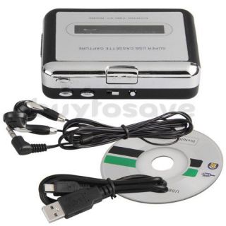 USB Audio Cassette Tape Converter to  CD Player PC