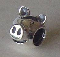 Authentic Pandora Sterling Silver RETIRED Pig Charm 790214