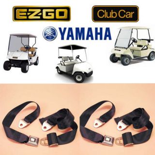 Universal Golf Cart Seat Belt / Lap Belt (2) Seat Belts