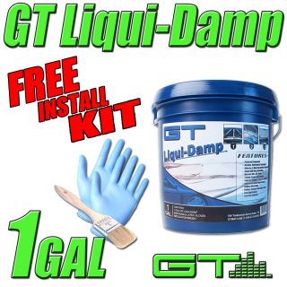   GAL GT Liqui Damp Brush On Liquid Car Audio Sound Dampening Deadener