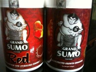 550G Grand Sumo & Red Flowerhorn Fish Food Combo Set