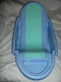 Safety First Baby Wash Tub Foldable Blue & Green Colors NEW + FREE 