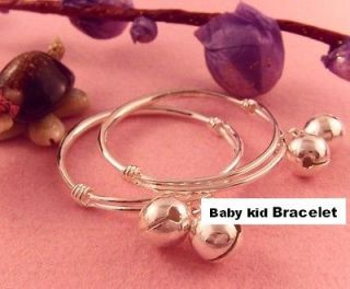 silver baby bracelet in Childrens Jewelry