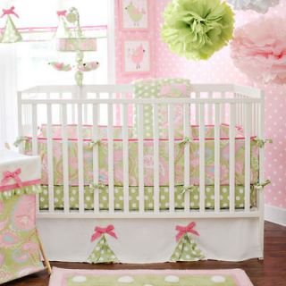 My Baby Sam 5 Piece Crib Bedding Set Pixi Baby Pink Includes Mobile 