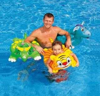 Cute Animal Baby Float Inflatable Swim Ring Swimming Aid Trainer 3 6 