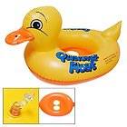 Baby Duck Shape Inflatable Swimming Float Pool Ring Raft Ride On Water 