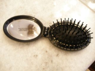 Brand NEW   Avon Shimmering Travel Hair Brush with Mirror and Crystals