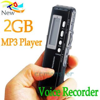   650Hr 7EQ DVR Digital Audio Voice Recorder Dictaphone  Player Black