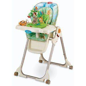Fisher Price Rainforest Deluxe High Chair Baby Seat NEW