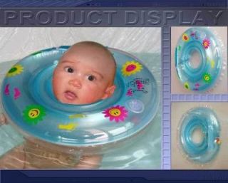Safe Baby INFANT Bath Swim Aids Neck Float Ring Blue a7