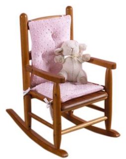 Baby Doll Bedding Heavenly Soft Child Rocking Chair Cushion Pad Set 
