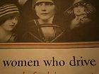   1920S HISTORY DRIVERS CARS AUTOS AUTOMOBILES MOTOR OIL WOMEN DRIVER