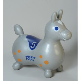 Gymnic Racin Rody Inflatable Hopping Horse   Silver (NEW ITEM)