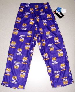 LSU Tigers Genuine Stuff lounge sleep pants BOYS LARGE (7)
