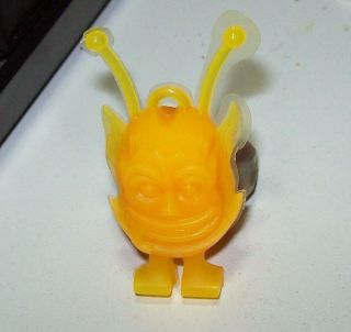 VINTAGE RAT MARTIAN FINK ORANGE RING CHARM