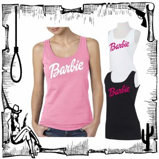 Barbie ladies vest tank top cool funny xmas secret santa womens