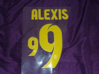   Shirt Printing Name & Number Set BARCELONA FC Football CLUB 12/13