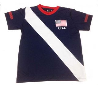 USA Youth Souvenir Soccer Jersey T Shirt Childrens Kids america united 
