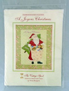   Joyous Christmas Verna Mosquera The Vintage Spool Quilt Pattern Design