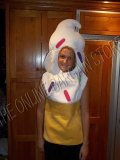 Pottery Barn Teen Soft Serve Ice Cream Halloween School Play Costume 