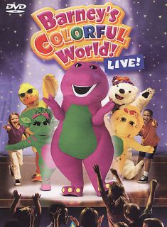 Barney Barney`S Colorful World Live DVD ** NEW **