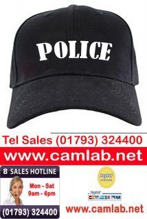 Police baseball hat cap ideal fancy dress up costume